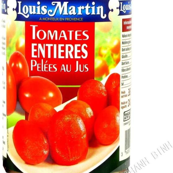 Tomates entiers pelée au jus LOUIS MARTIN 425g