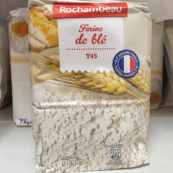 Farine de blé T45 - Rochambeau, 1Kg