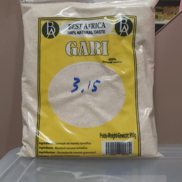 Gari blanc - semoule de manioc