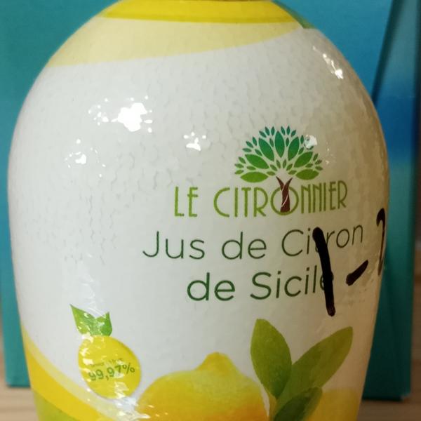 Jus de citron de sicile 200ml